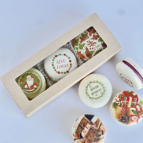 MAKROONID, DISAINIGA, ERINEVAD TÄIDISED, hind 6,5.- pk